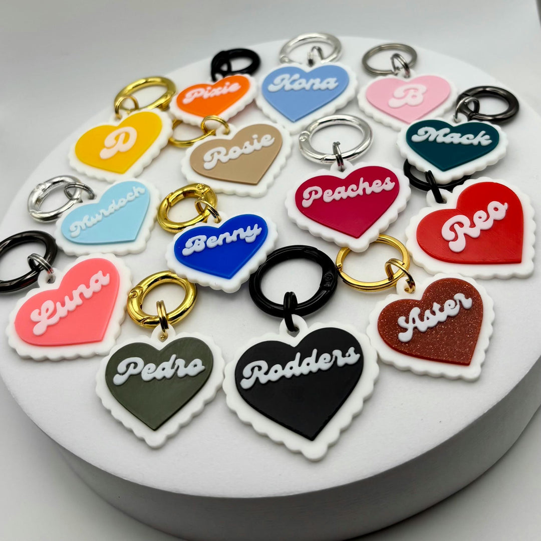 Frilled Heart Tag