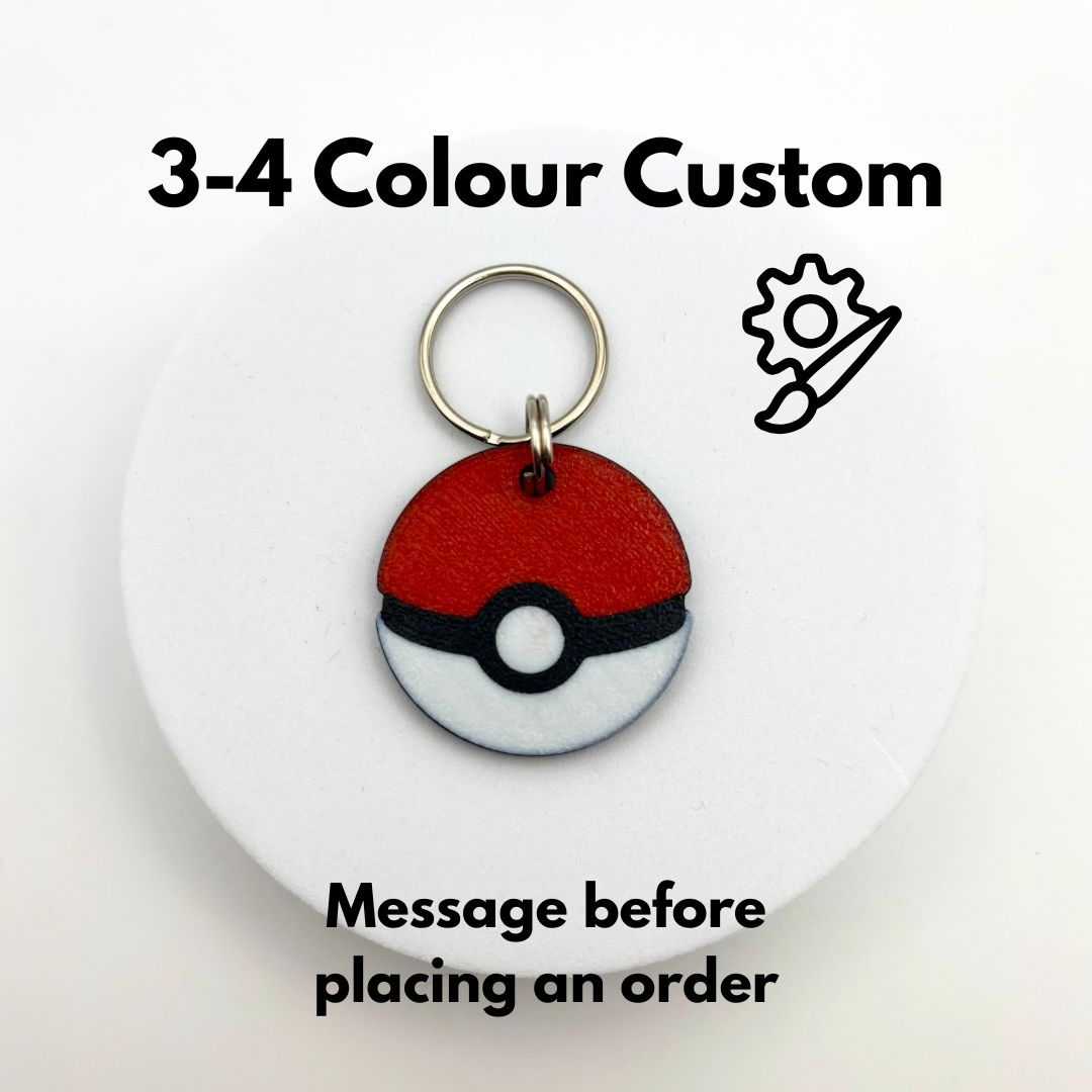 3-4 Colour Custom Design Pet Tag