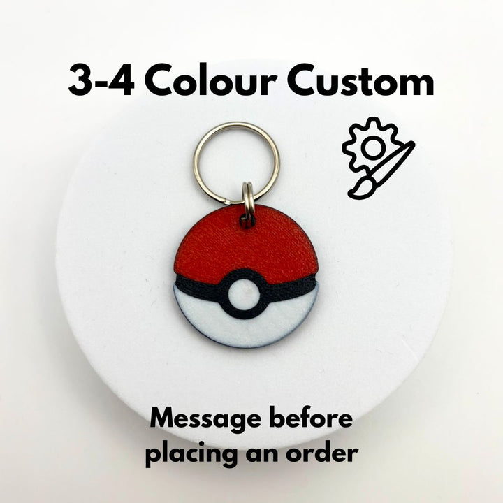 3-4 Colour Custom Design Pet Tag