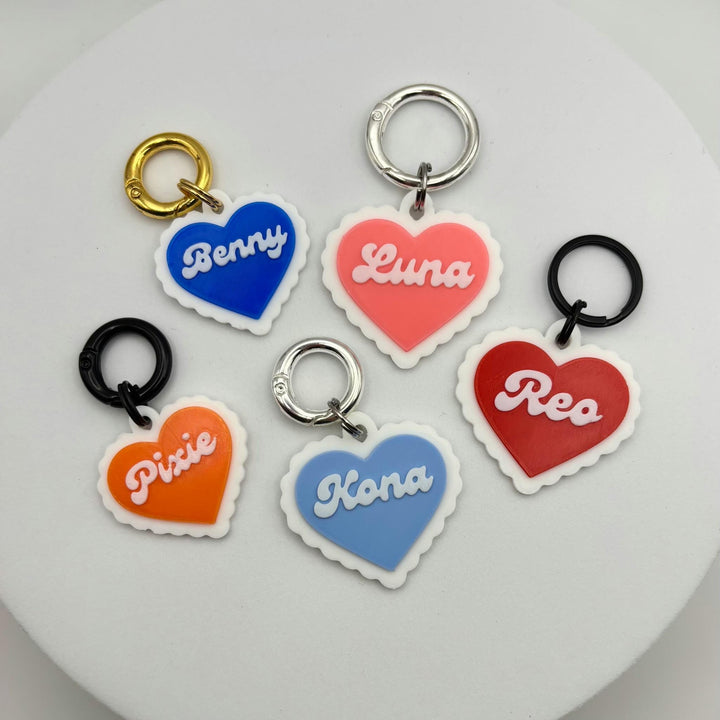 Frilled Heart Tag