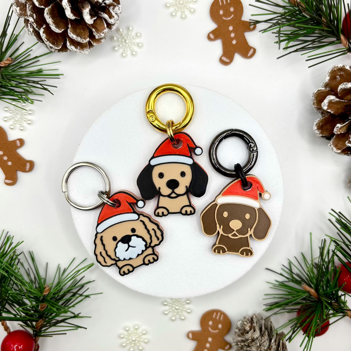 Christmas Dog Breed Tag
