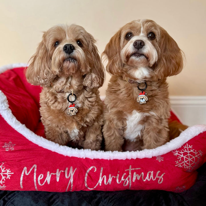Christmas Dog Breed Tag