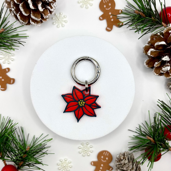 Poinsettia (Christmas Flower) Tag