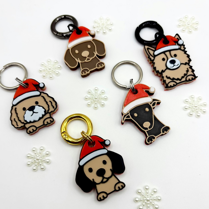 Christmas Dog Breed Tag