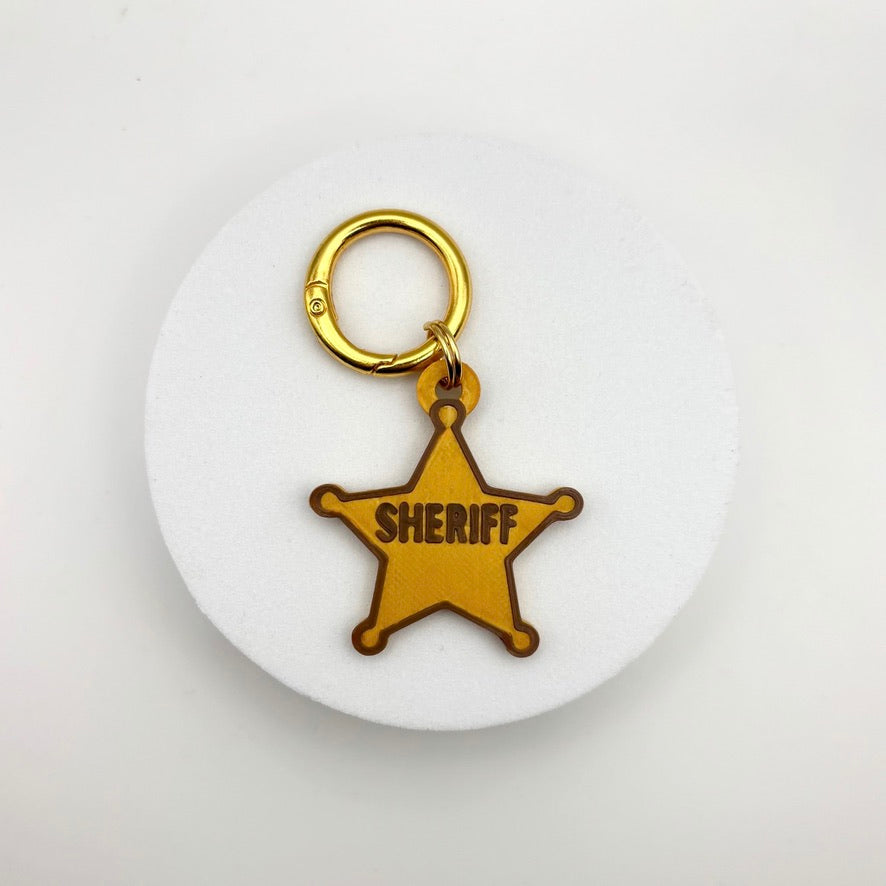 Sheriff Badge Tag
