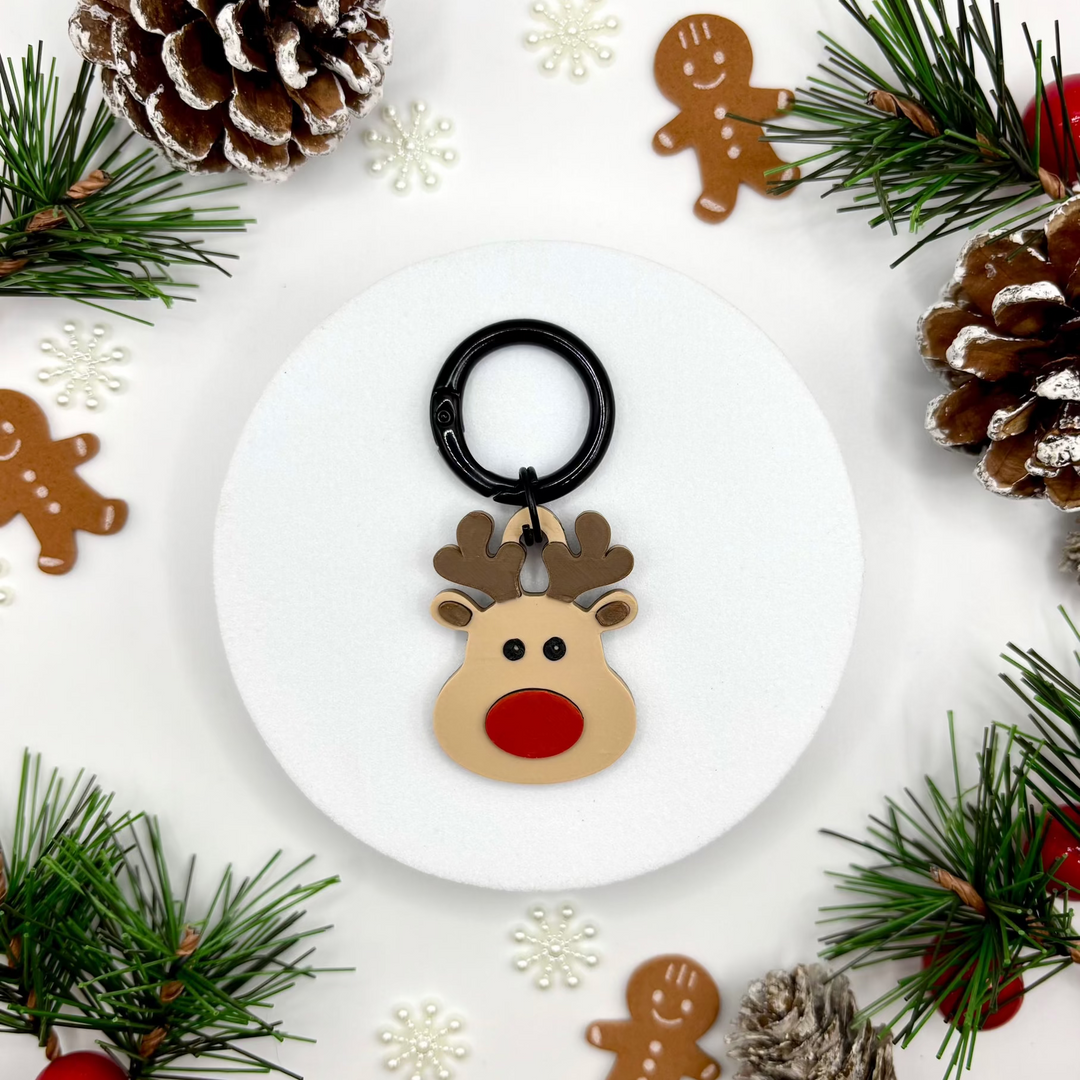 Red-nose Reindeer Tag